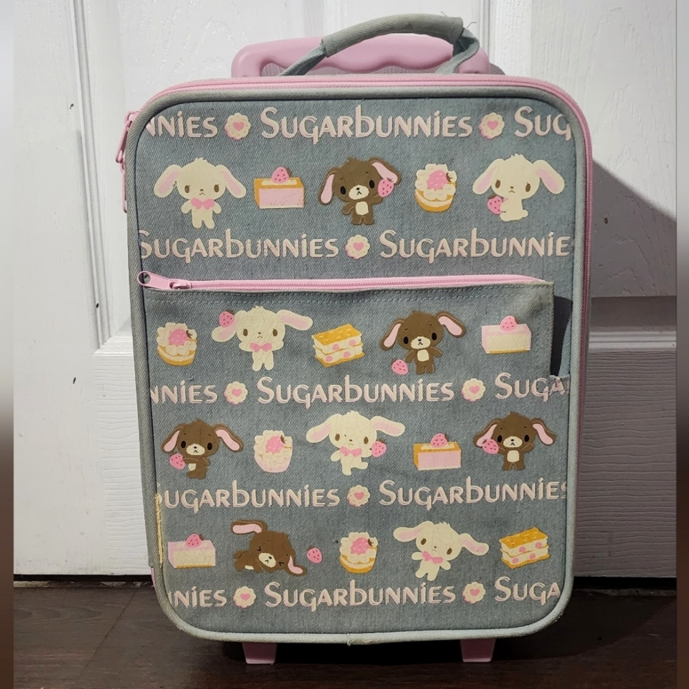 Rare Sanrio Sugarbunnies Demin Suitcase